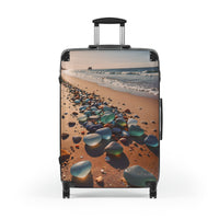 Beach Sea Glass Cabin Suitcase