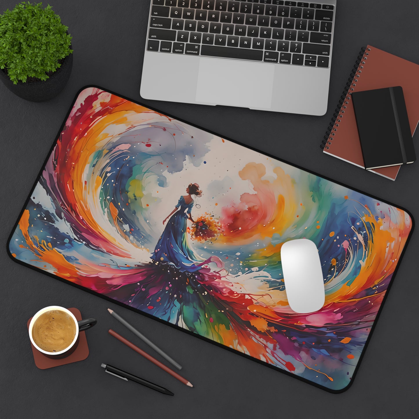 Colorburst Muse Desk Mat