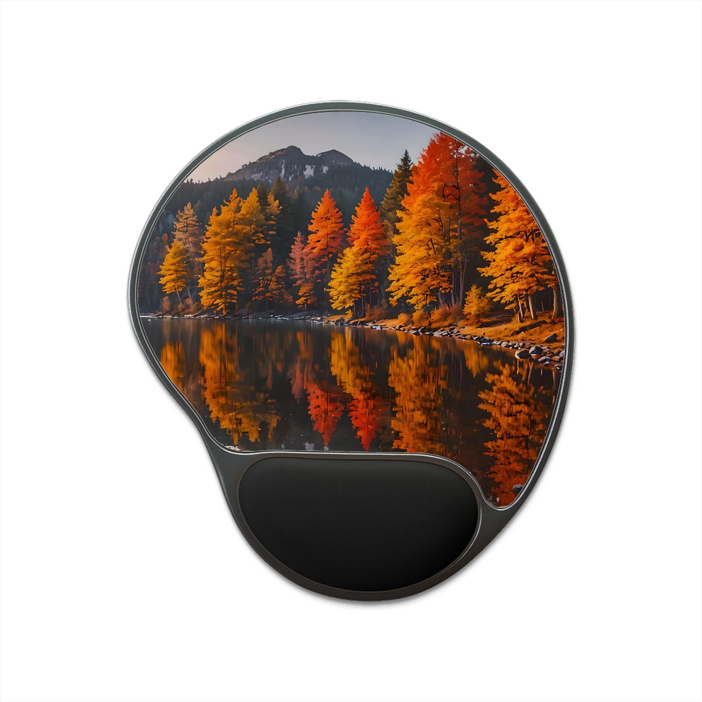 Autumn Lake Mouse Pad with Wrist Rest