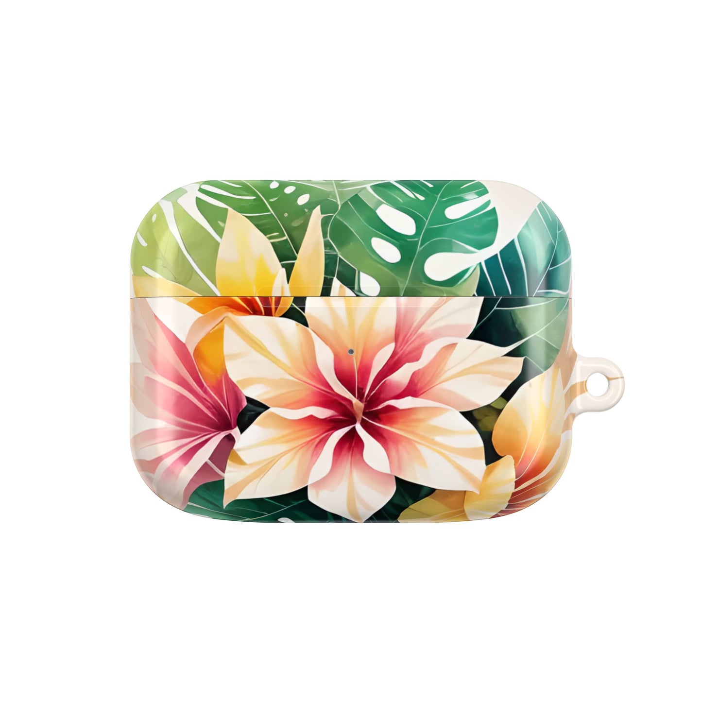 Hibiscus & Monstera AirPods Case