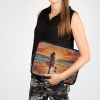 Sunset Beach Walk Laptop Sleeve