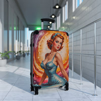 Retro Female Art Cabin Suitcase