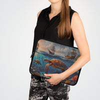 Sea Turtle Dive Laptop Sleeve