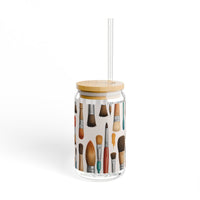 Artist Paintbrush Sipper Glass