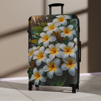 Plumeria Bloom Cabin Suitcase