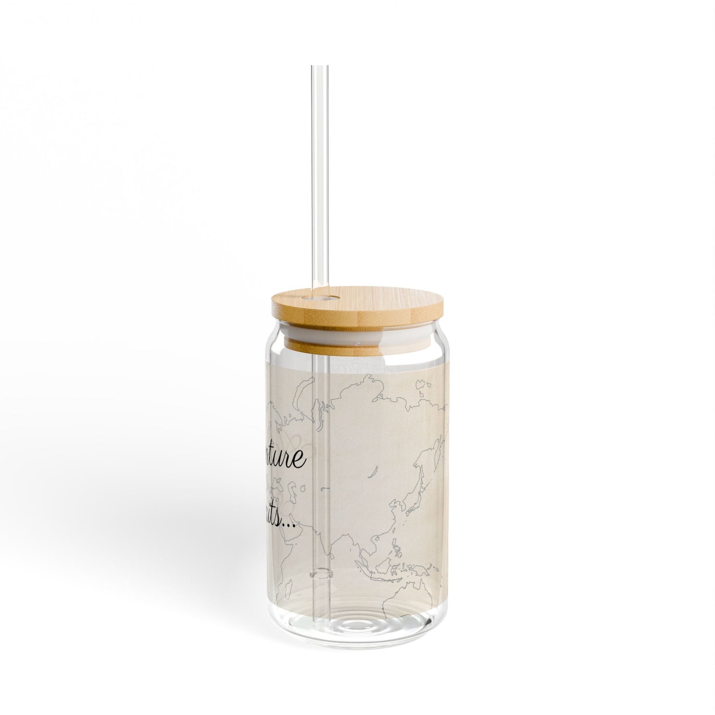 Customize World Map Escapade Sipper Glass