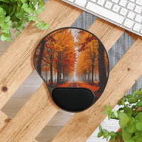 Autumn Avenue Mouse Pad with Wrist Rest