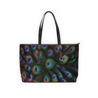 Peacock Feather PU Shoulder Bag