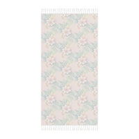 Boho Tropical Floral Beach Towel