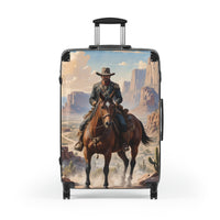 Old Western Travel Suitcase