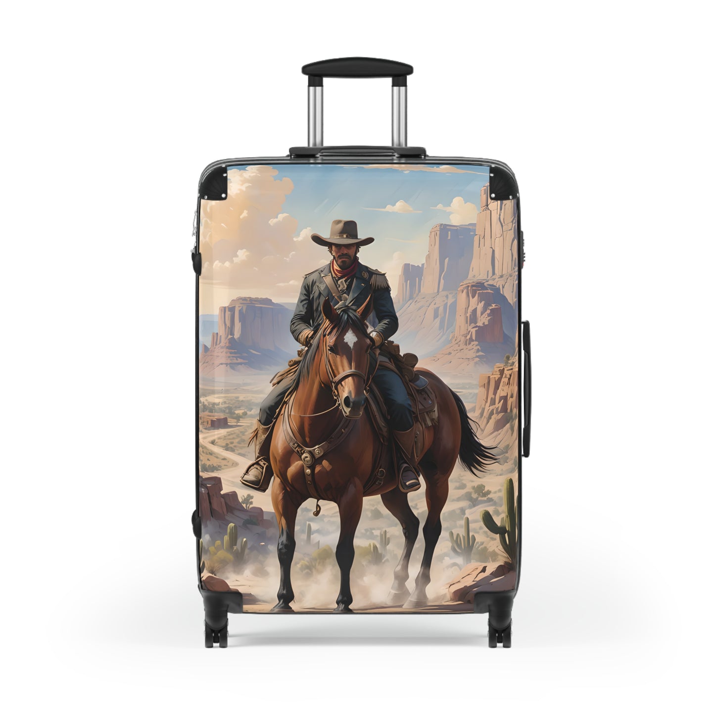 Old Western Travel Suitcase