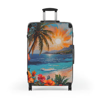 Tropical Sunset Cabin Suitcase