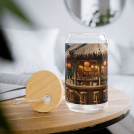 Seaside Tiki Bar Sipper Glass