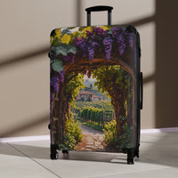 Purple Wine Grapes Vineyard Cabin Suitcase