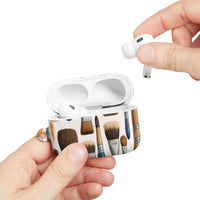 Artistic Paintbrush Pattern AirPods Case
