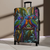 Blue Parrot Cabin Suitcase
