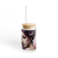 Artistic Portrait in Wine Sipper Glass