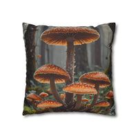 Mushroom Forest Decorative Pillowcase