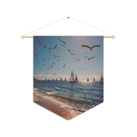 Beachside Anchorage Pennant Wall Decor