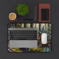 Enchanted Forest Village Desk Mat