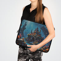 Whimsical Underwater Castle Laptop Sleeve