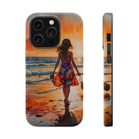 Beach Sunset Walk Magnetic Tough Phone Case
