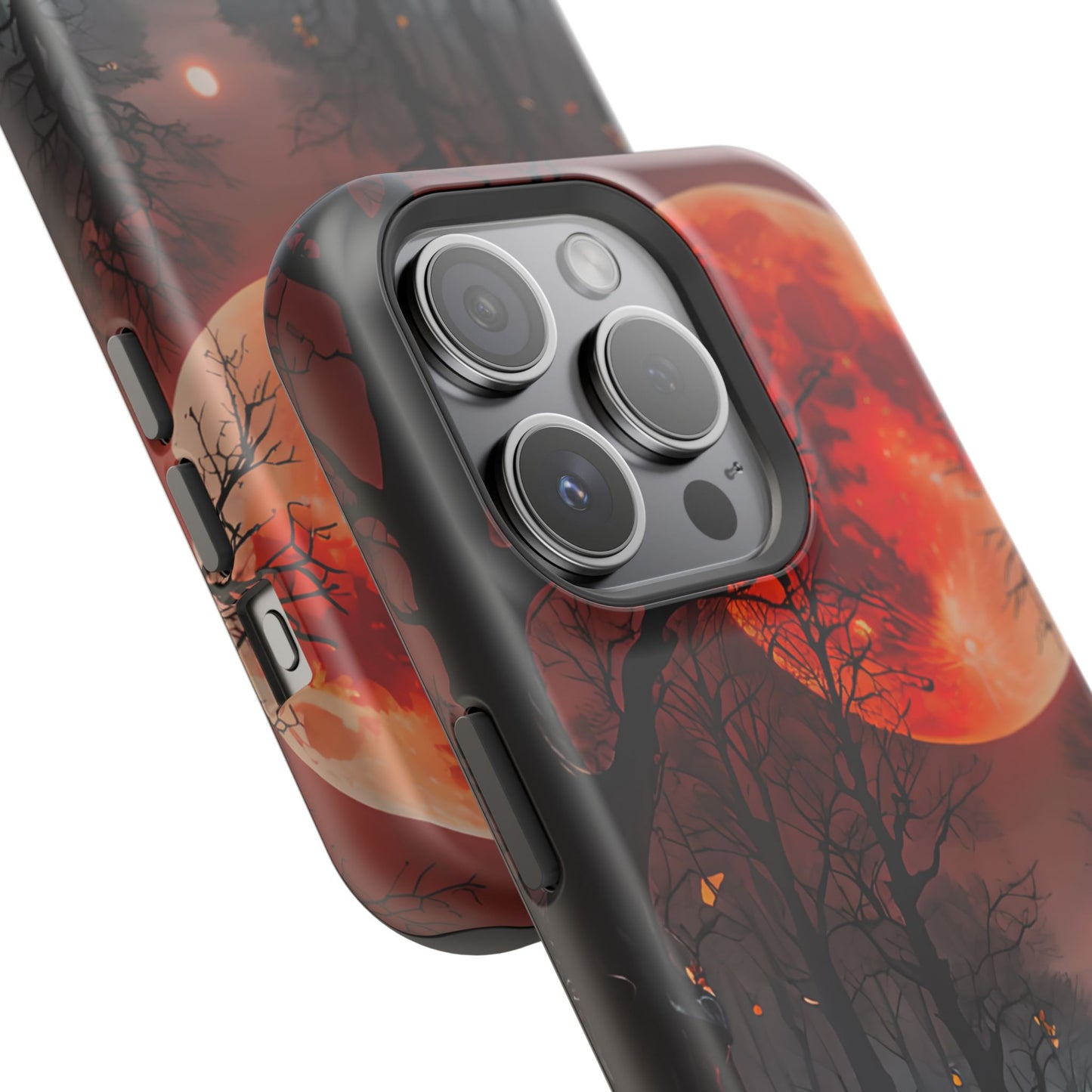 Red Moon Forest Magnetic Phone Case