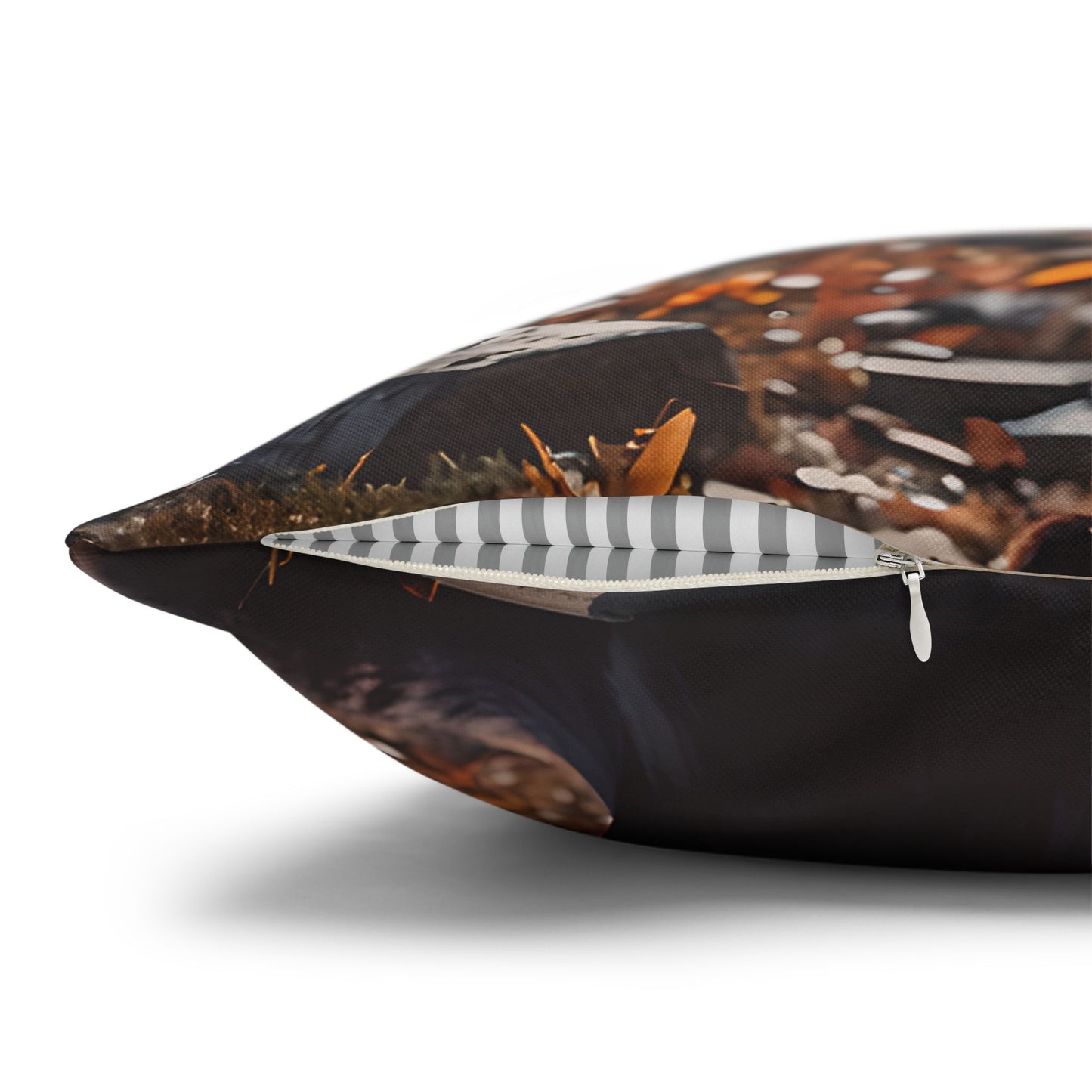 Black Cat Graveyard Pillow Cover