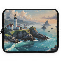 Coastal Farm Lighthouse Laptop Sleeve