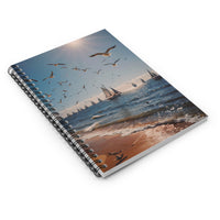 Anchored Sailboats Notebook
