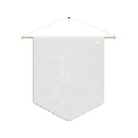 Bioluminescent Beach Pennant Wall Decor