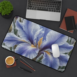 Iris Blossom Desk Mat
