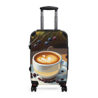 Cappuccino Love and Coffee Beans Suitcase