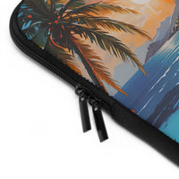 Vibrant Tropical Paradise Laptop Sleeve