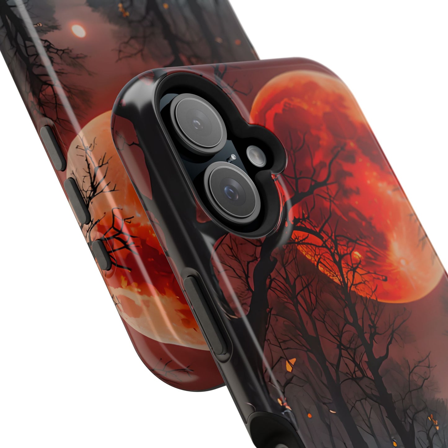 Red Moon Forest Magnetic Phone Case