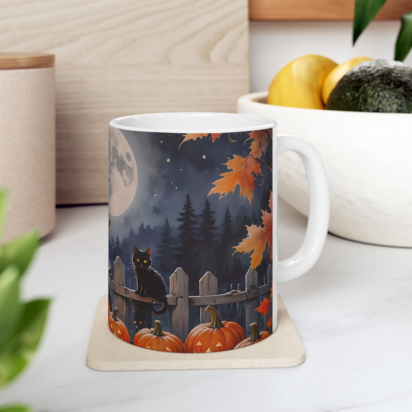 Cute Witch Stirring Cauldron Mug