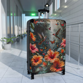 Hummingbird & Hibiscus Cabin Suitcase