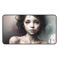 Ethereal Girl Art Desk Mat