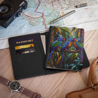 Macaw Parrot Tropical Forest Passport Cover