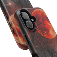 Red Moon Forest Magnetic Phone Case