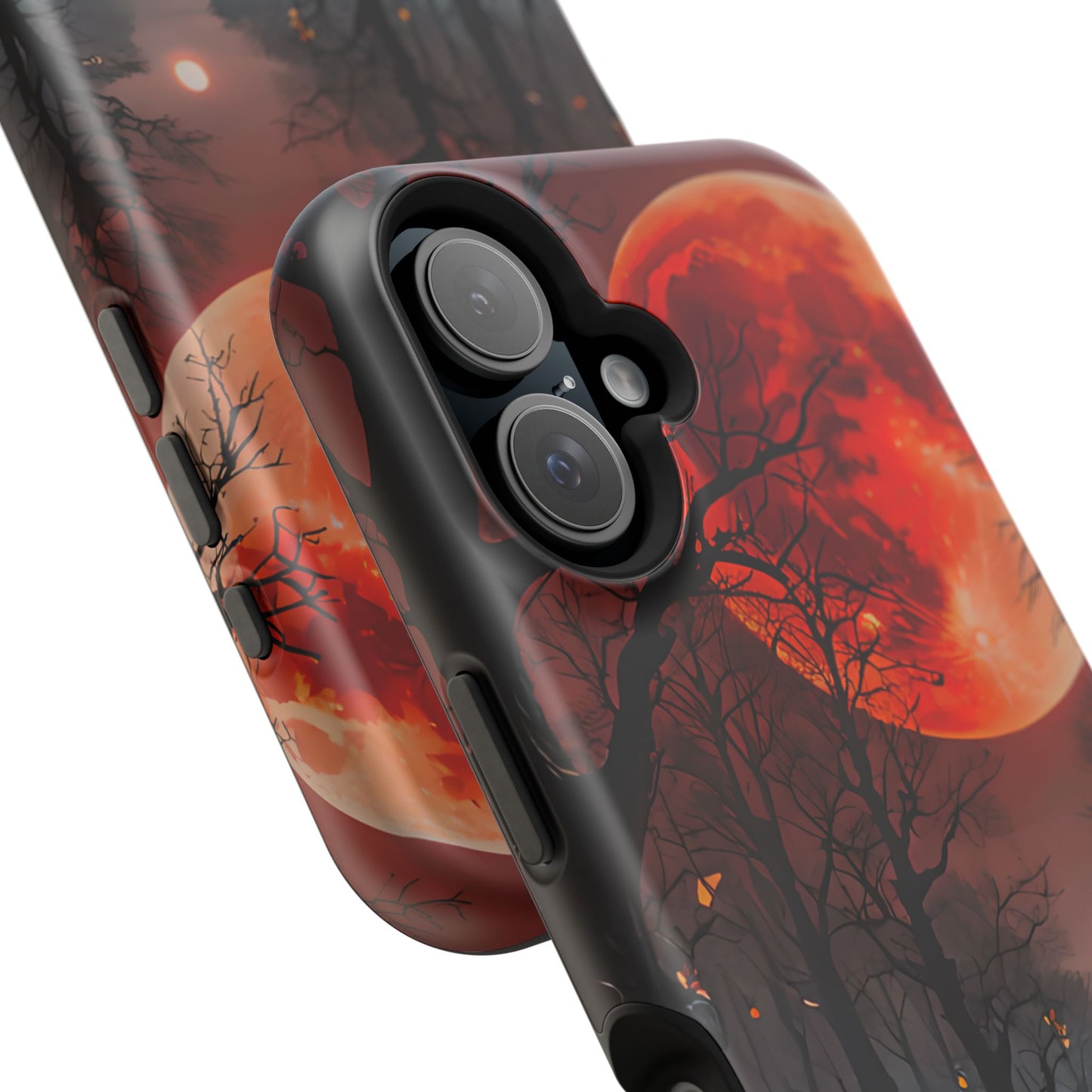 Red Moon Forest Magnetic Phone Case