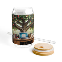 Cozy Study Corner Tree Sipper Glass
