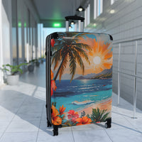 Tropical Sunset Cabin Suitcase