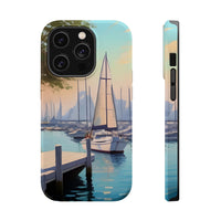Sailing into the Marina Magnetic Tough Phone Cover