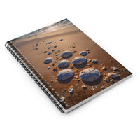 Costal Beach with Sand Dollar Trail Notebook Journal