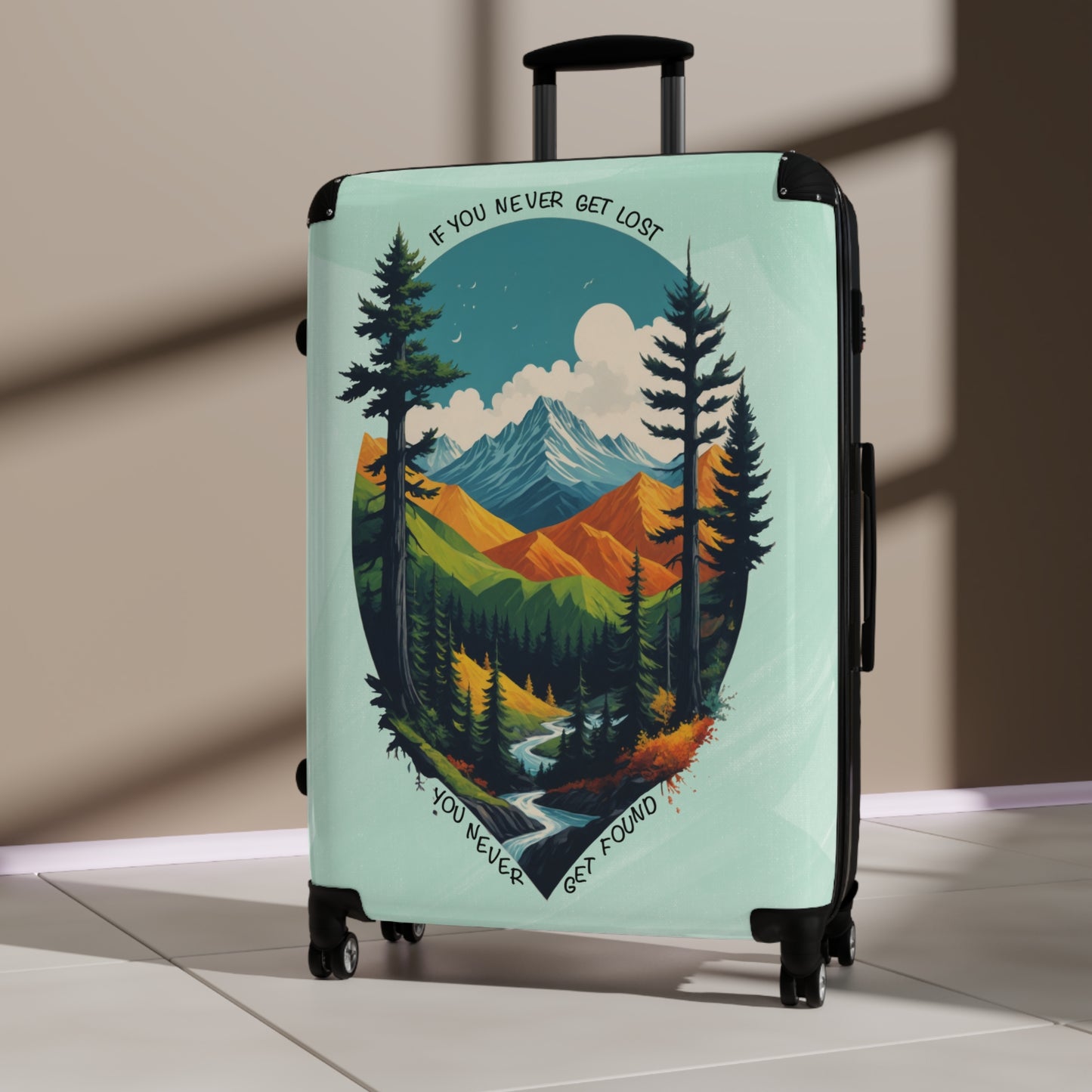 Mountain Adventure Cabin Suitcase