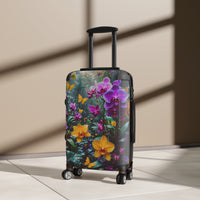 Vibrant Orchid & Butterfly Cabin Suitcase