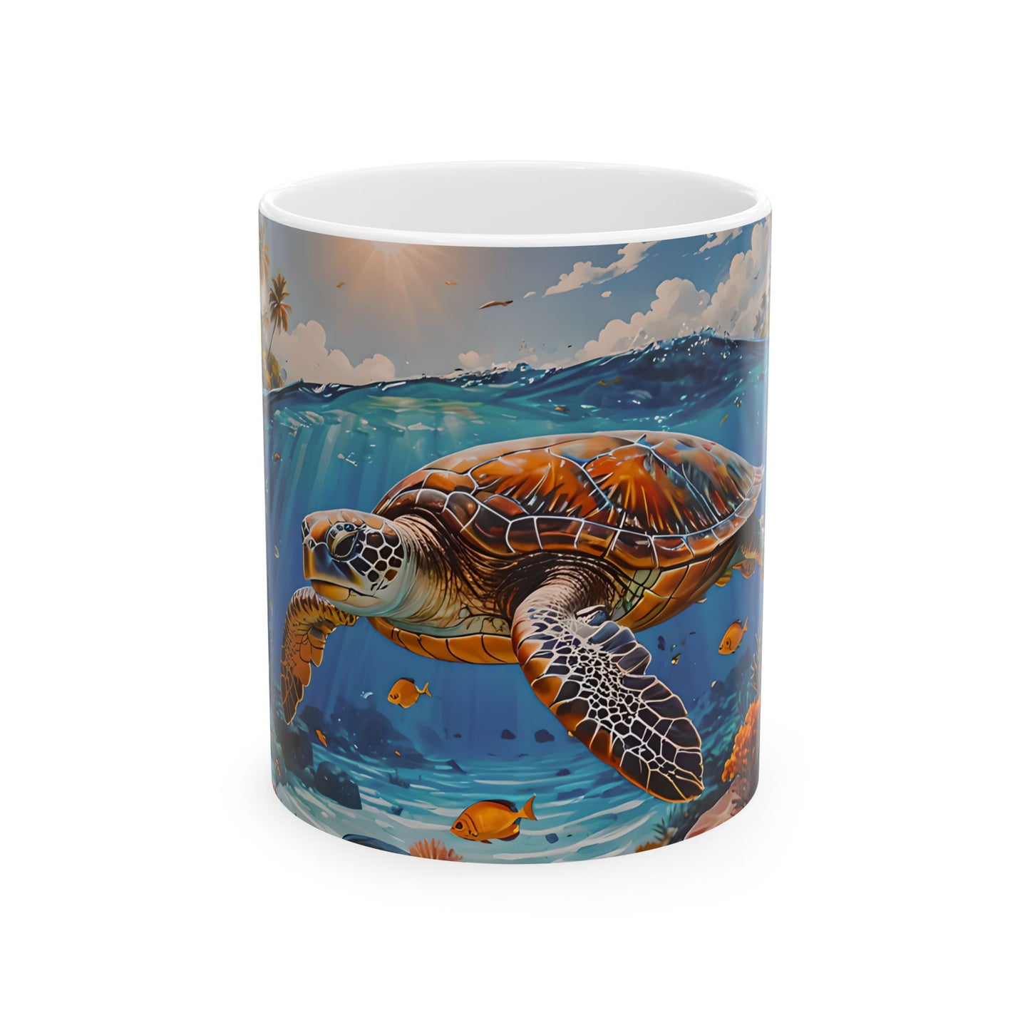 Sea Turtle Ocean Ceramic Mug