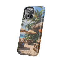 Tropical Beach Bar Magnetic Tough Phone Case