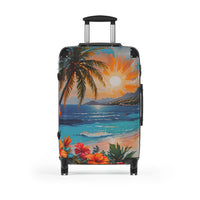 Tropical Sunset Cabin Suitcase